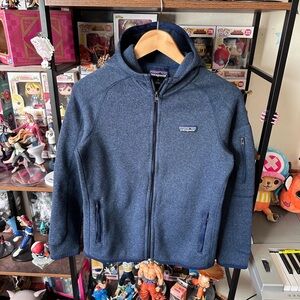 Patagonia Better Sweater Hoody Womens Small Full Zip Fleece Jacket